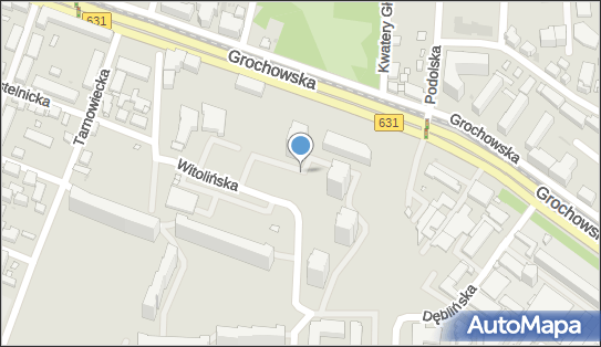 1 miejsce, Witolińska, Warszawa 04-185 - Parking dla niepełnosprawnych