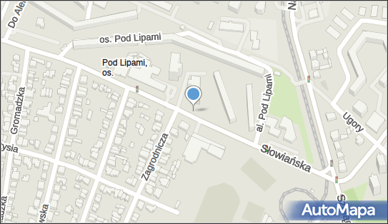 1 miejsce, Słowiańska, Poznań 61-664 - Parking dla niepełnosprawnych