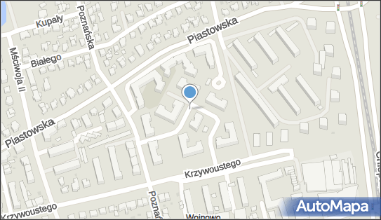 1 miejsce, Bolesława Krzywoustego, Gdańsk 80-360 - Parking dla niepełnosprawnych