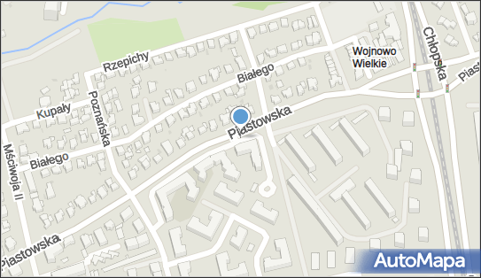 1 miejsce, Piastowska, Gdańsk 80-363 - Parking dla niepełnosprawnych