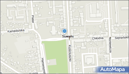 1 miejsce, Plac marsz. Józefa Piłsudskiego, Suwałki 16-400 - Parking dla niepełnosprawnych