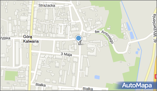 1 stanowisko, Sajny, ks. 1, Góra Kalwaria - Parking dla niepełnosprawnych