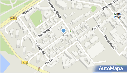 2 miejsca, Kłopotowskiego 14, Praga-Północ - Parking dla niepełnosprawnych