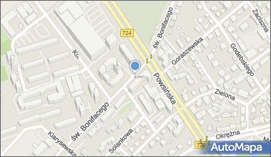 2 miejsca, Bonifacego 92, Mokotów - Parking dla niepełnosprawnych