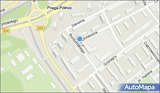 2 miejsca, Wenantego Burdzińskiego, Warszawa 03-480 - Parking dla niepełnosprawnych