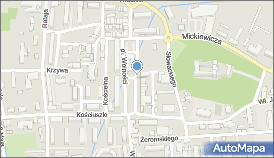 2 stanowiska, Plac Wolności, Nidzica - Parking dla niepełnosprawnych