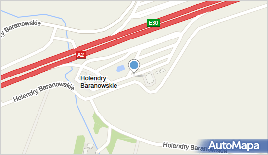 3 miejsca, A2, Autostrada Wolności, Holendry Baranowskie 96-314 - Parking dla niepełnosprawnych