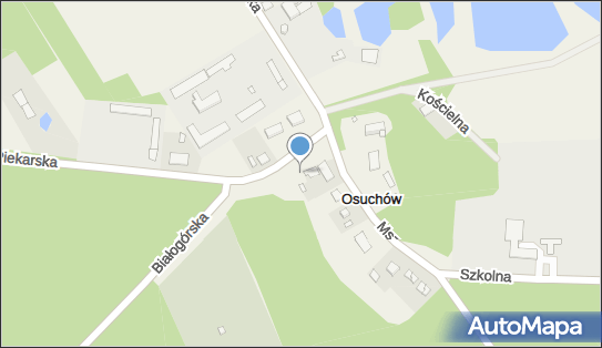 Parking dla niepełnosprawnych, Piekarska 1, Osuchów 96-323 - Parking dla niepełnosprawnych