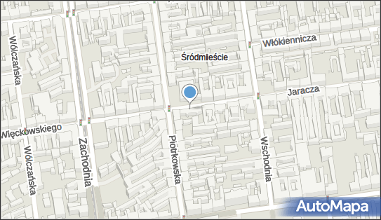 Parking dla niepełnosprawnych, Stefana Jaracza 1, Łódź - Parking dla niepełnosprawnych