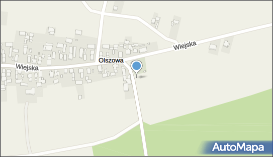 Cmentarny, Wiejska 2, Olszowa 47-143 - Parking