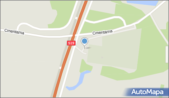 Cmentarz parafialny, Cmentarna, Kock 21-150 - Parking