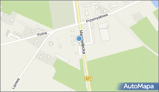 Parking, DW 627, Mazowiecka, Czerwin - Parking