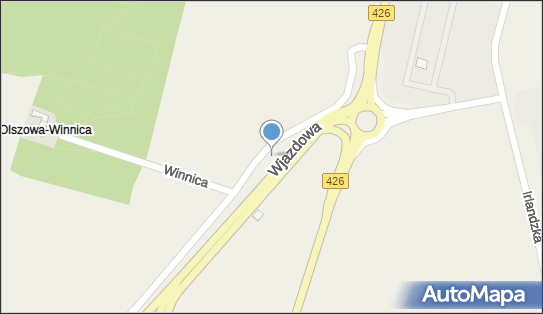 Parking, DW 426, Wjazdowa, Olszowa - Parking