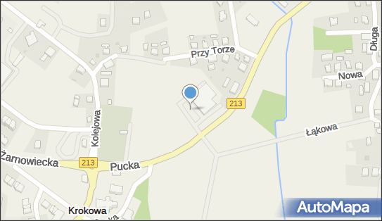 Parking, DW 213, Pucka 7, Krokowa - Parking