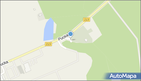 przy cmentarzu komunalnym, DW213, Pucka, Choczewo 84-210 - Parking