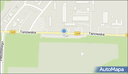 przy cmentarzu komunalnym, DW114, Tarnowska, Police 72-010 - Parking