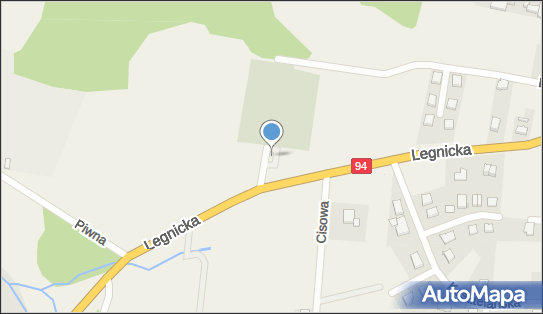 przy cmentarzu, DK94, Legnicka, Kunice 59-216 - Parking