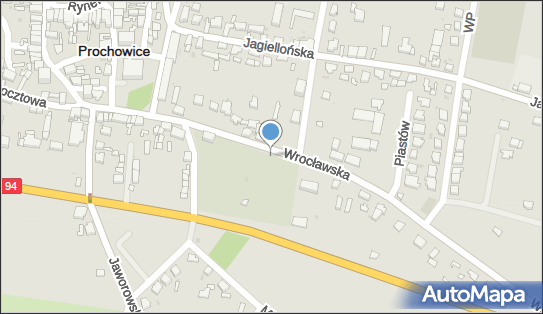 przy cmentarzu, Wrocławska, Prochowice 59-230 - Parking