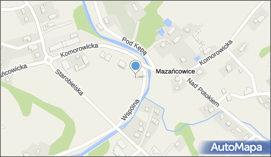 przy kościele, Komorowicka, Mazańcowice 43-391 - Parking