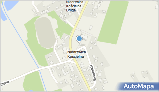 Przy kościele, Kwiatowa, Niedrzwica Kościelna 24-220 - Parking