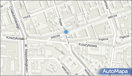 Parkomat, Plater Emilii, Warszawa 00-113, 00-118, 00-125, 00-669, 00-688, 00-698 - Parkomat