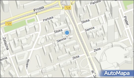 Parkomat, Sienna 9, Warszawa 00-121 - Parkomat