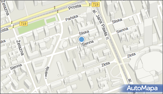 Parkomat, Sienna 61, Warszawa 00-820 - Parkomat