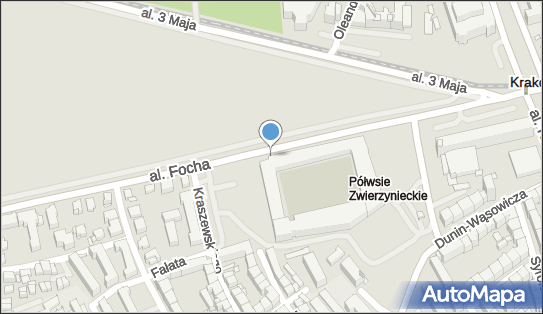 Parkometr 0926, Aleja marsz. Ferdynanda Focha, Kraków 30-110 - Parkomat