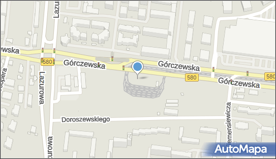 os. Górczewska, Górczewska580, Warszawa 01-459, 01-460 - Pętla tramwajowa