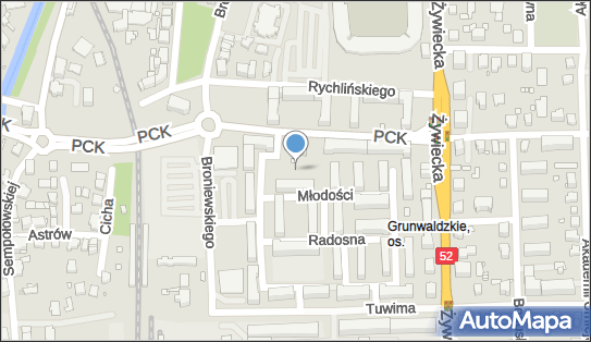 Plac zabaw, Ogródek, Młodości, Bielsko-Biała 43-300 - Plac zabaw, Ogródek