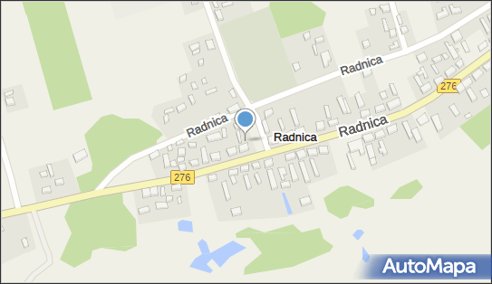 Plac zabaw, Ogródek, DW 276, Radnica - Plac zabaw, Ogródek