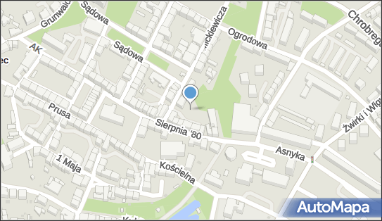 Plac zabaw, Ogródek, Mickiewicza Adama 17, Bolesławiec 59-700 - Plac zabaw, Ogródek