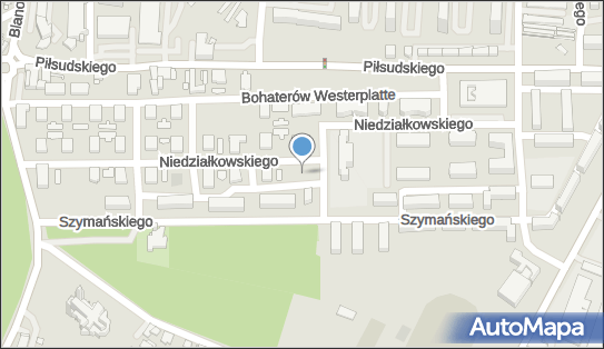 Plac zabaw, Ogródek, Szymańskiego Franciszka 9, Zawiercie 42-400 - Plac zabaw, Ogródek