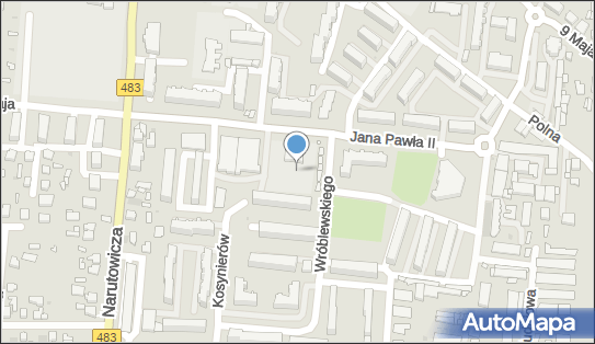 Plac zabaw, Ogródek, Jana Pawła II 11, Łask 98-100 - Plac zabaw, Ogródek