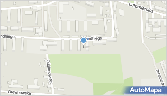 Plac zabaw, Ogródek, Gandhiego Mahatmy 6, Łódź 91-012 - Plac zabaw, Ogródek