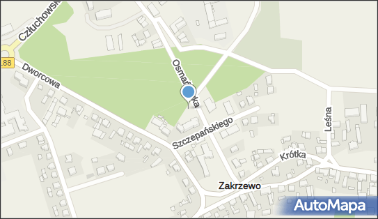 Plac zabaw, Ogródek, Osmańczyka Edmunda Jana 18a, Zakrzewo 77-424 - Plac zabaw, Ogródek