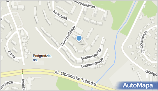 Plac zabaw, Ogródek, Borkowskiego Tadeusza, ks. 7, Olsztyn 10-087 - Plac zabaw, Ogródek