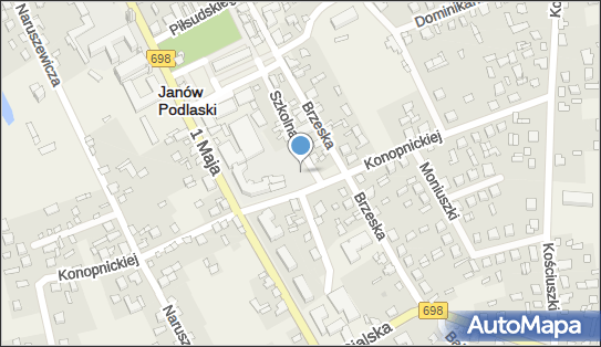 Plac zabaw, Ogródek, Szkolna 7, Janów Podlaski 21-505 - Plac zabaw, Ogródek