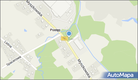 Plac zabaw, Ogródek, Parkowa, Postęp 42-350 - Plac zabaw, Ogródek