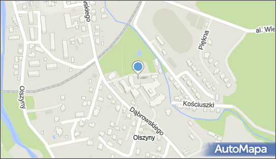 Na terenie Wojewódzkiego Szpitala Psychiatrycznego, Andrychów - Płatny-niestrzeżony - Parking
