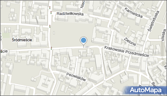 Parking Płatny-niestrzeżony, Krakowskie Przedmieście, Lublin 20-001, 20-002, 20-076 - Płatny-niestrzeżony - Parking