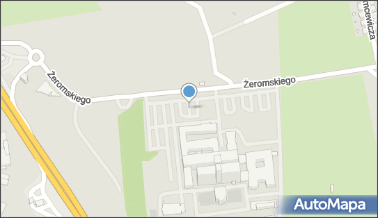 parking przyszpitalny, Żeromskiego Stefana, Będzin 42-500 - Płatny-niestrzeżony - Parking