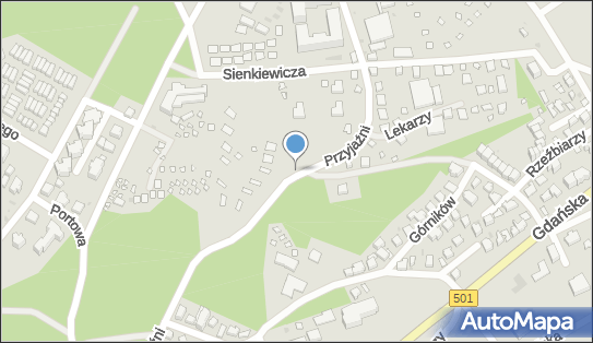 Parking Płatny-strzeżony, Przyjaźni, Krynica Morska 82-120 - Płatny-strzeżony - Parking