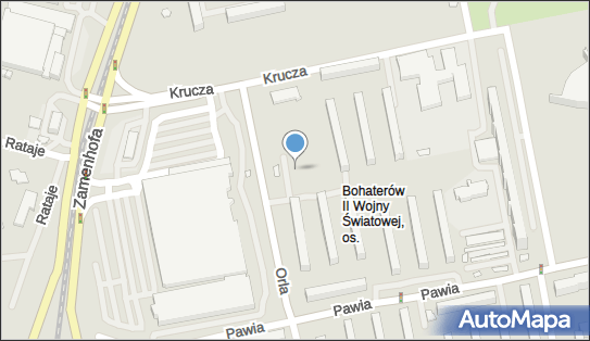 Parking Płatny-strzeżony, Osiedle Bohaterów II Wojny Światowej 61-382, 61-383, 61-384, 61-385, 61-386, 61-387, 61-388 - Płatny-strzeżony - Parking