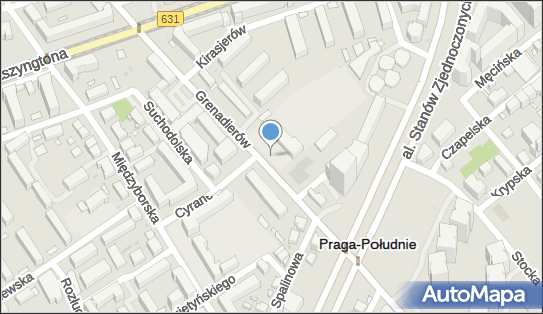 Parking Płatny-strzeżony, Grenadierów 30b, Warszawa 04-062 - Płatny-strzeżony - Parking