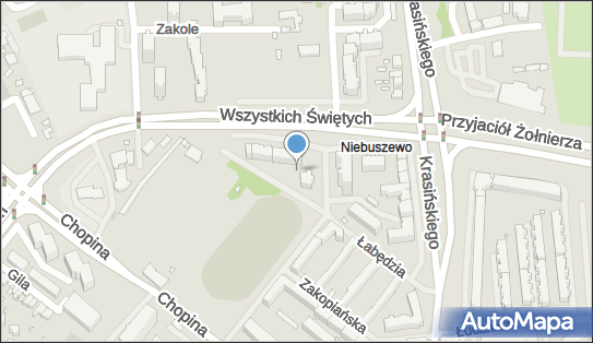 Strzeżony, Wszystkich Świętych 53, Szczecin 71-457 - Płatny-strzeżony - Parking