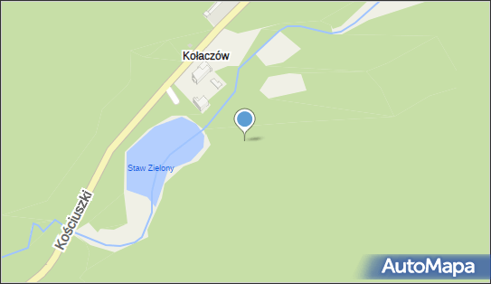 major Jan Wrzosek, Kościuszki Tadeusza, gen., Złoty Potok 42-253 - Pomnik, Obelisk, Tablica pamiątkowa