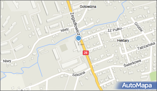 Handel Detaliczny, ul. Zegadłowicza 36, Wadowice 34-100 - Przedsiębiorstwo, Firma, NIP: 5512190845