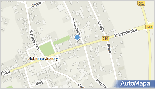 Klub Sportowy Sobienie-Jeziory, ul. Parysowska 1, Sobienie-Jeziory 08-443 - Przedsiębiorstwo, Firma, NIP: 5322014950