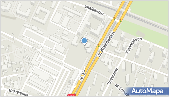 Parking Strzeżony, Aleja Krakowska 285, Warszawa 02-133 - Przedsiębiorstwo, Firma, numer telefonu, NIP: 5222576571